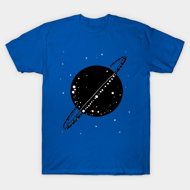 Saturn Artwork ,Planet Fan Art , The Sixth Planet T-Shirt by Fersan